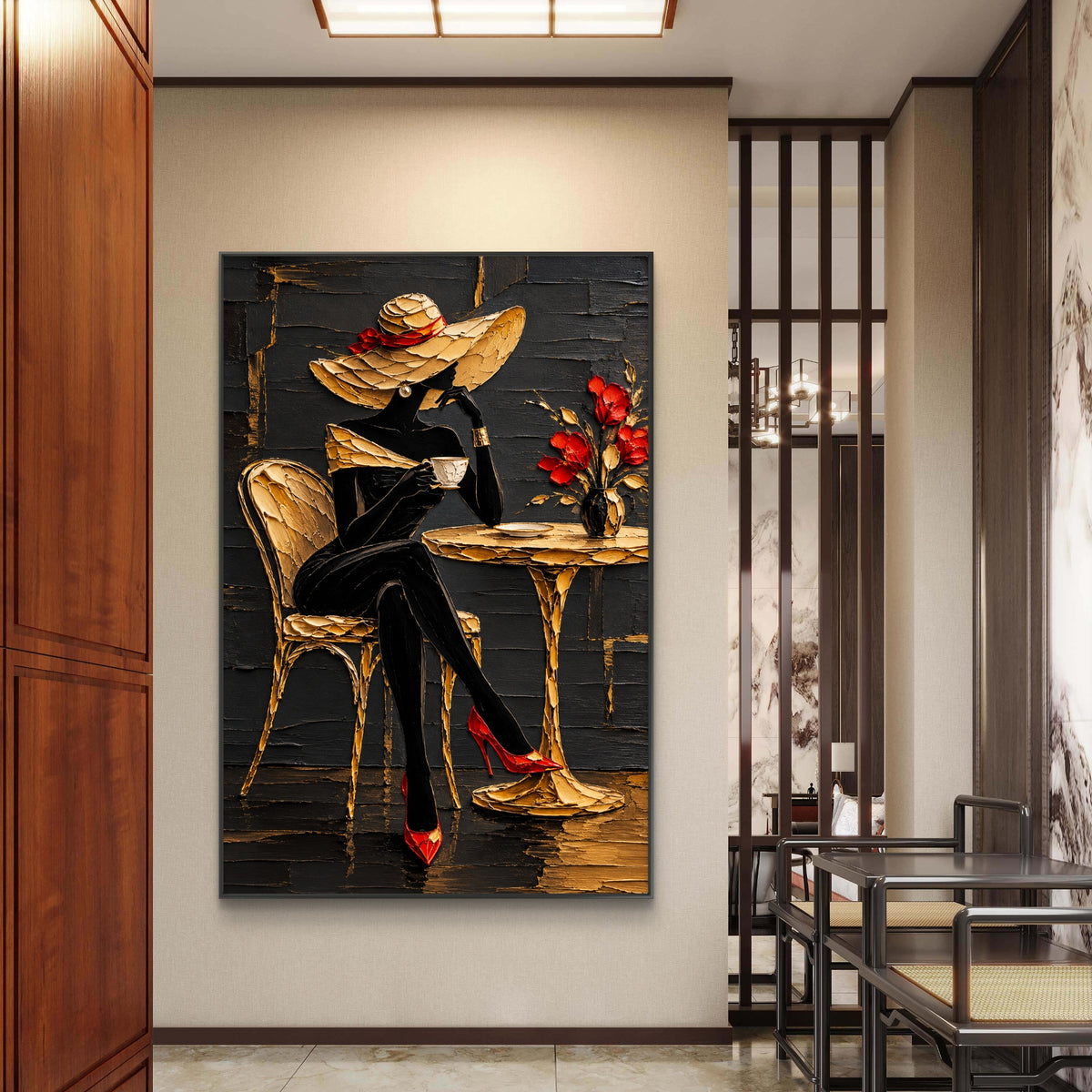 Abstract Art Premium Canvas Painting - Buy Online | Decor By Neon
