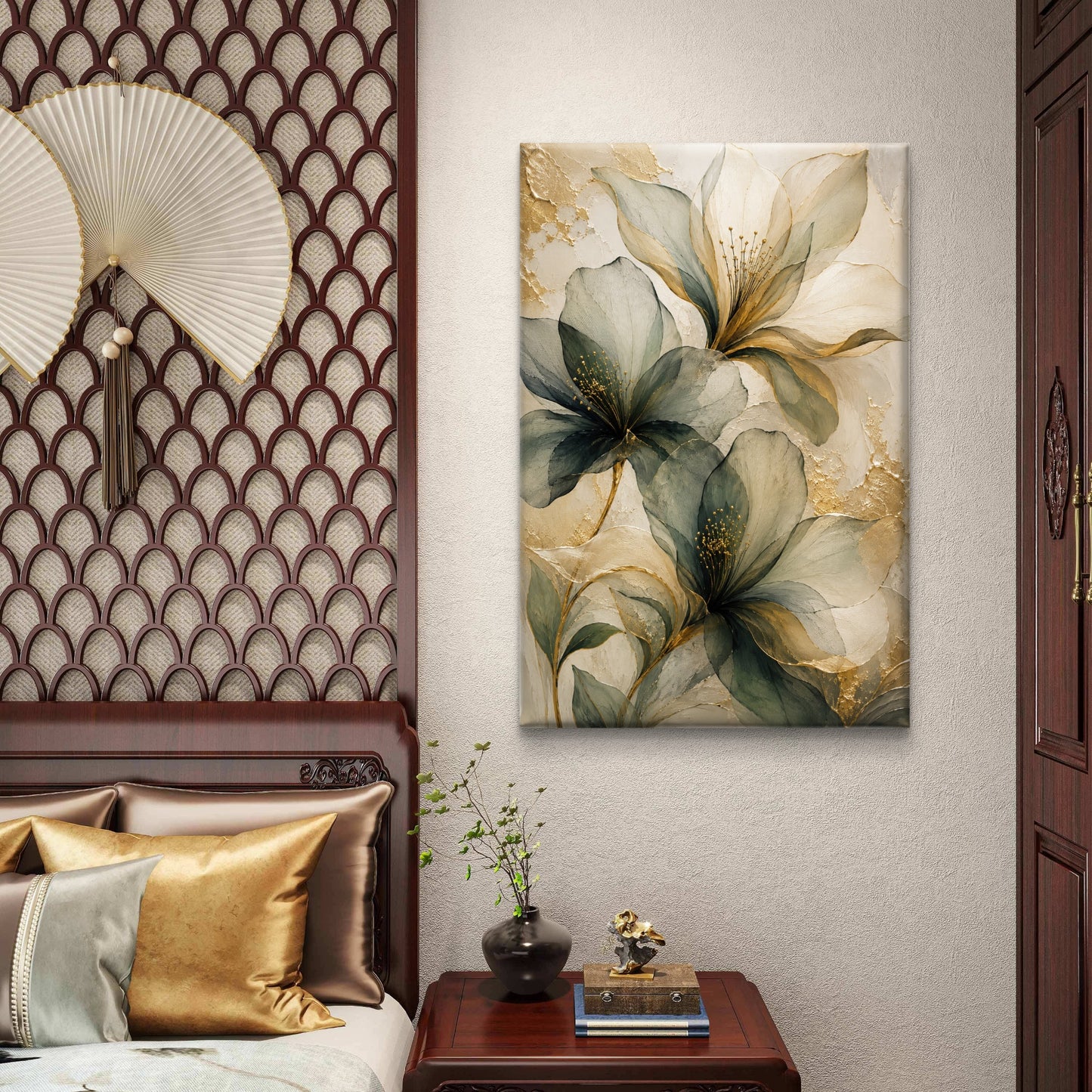 Botanical Luxury Premium Canvas Painting - Buy Online | Decor By Neon