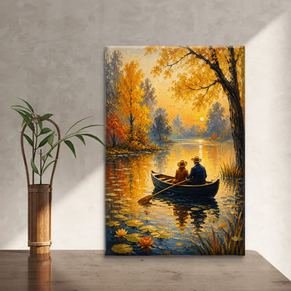 Modern Interiors Portrait Premium Canvas Painting