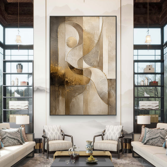 Luxury Neutral Premium Canvas Painting - Canvas Wall Art | Decor By Neon