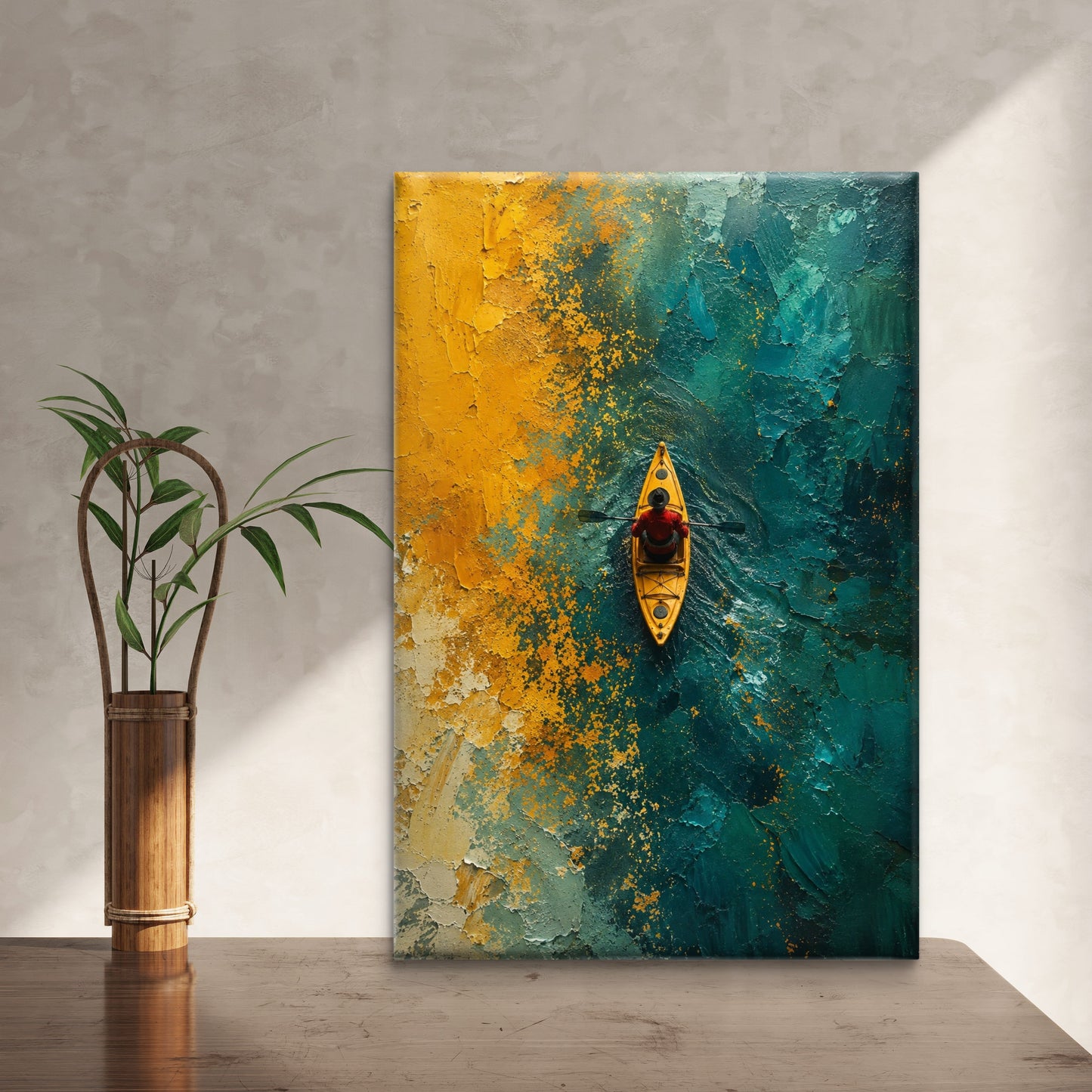 Modern Interiors Portrait Premium Canvas Painting - Buy Online | Decor By Neon