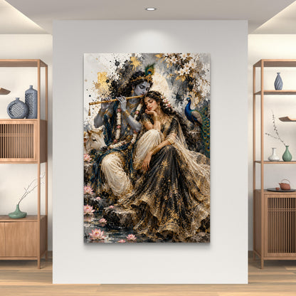 Radha Krishna Premium Canvas Painting