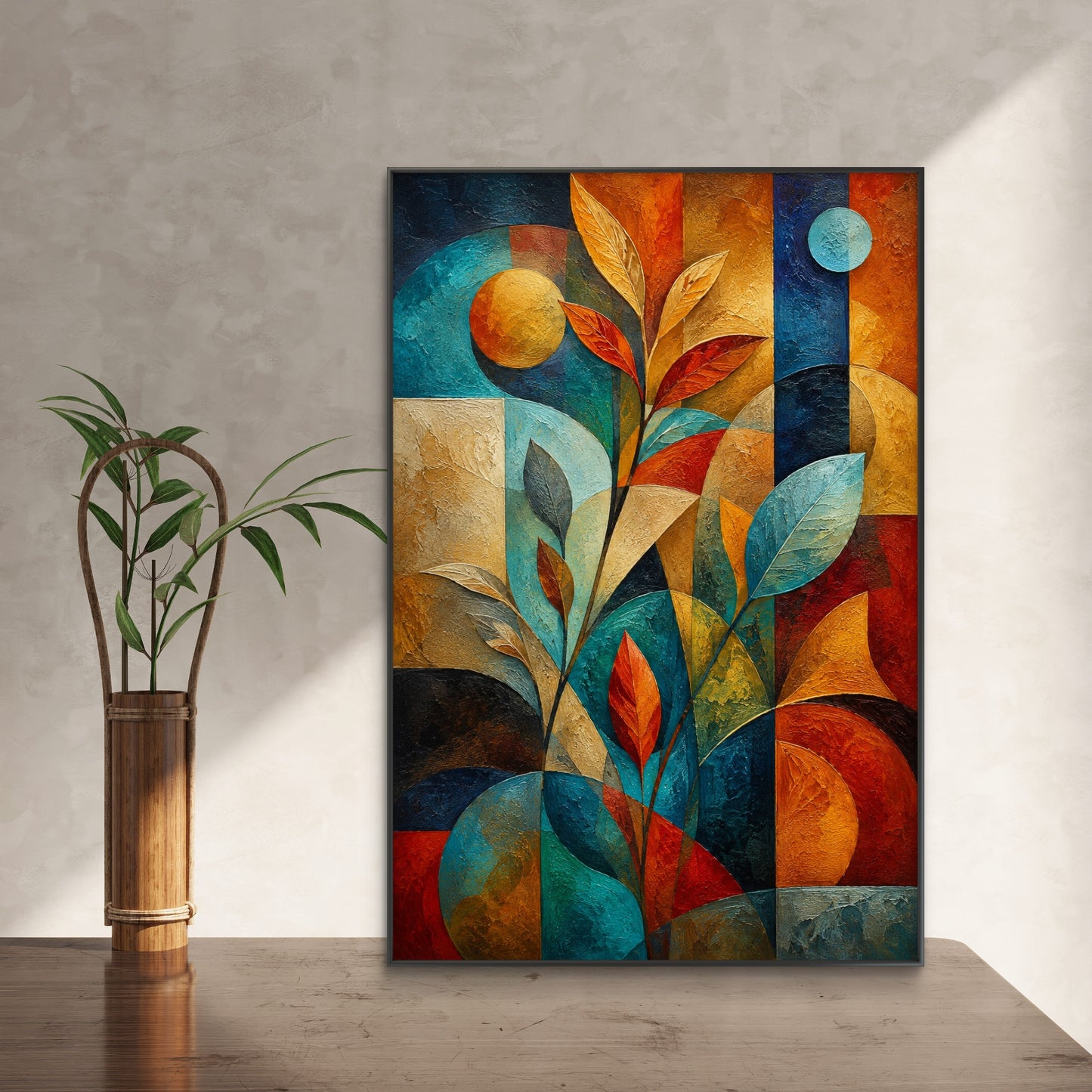 Abstract Art Premium Canvas Painting - Buy Online | Decor By Neon