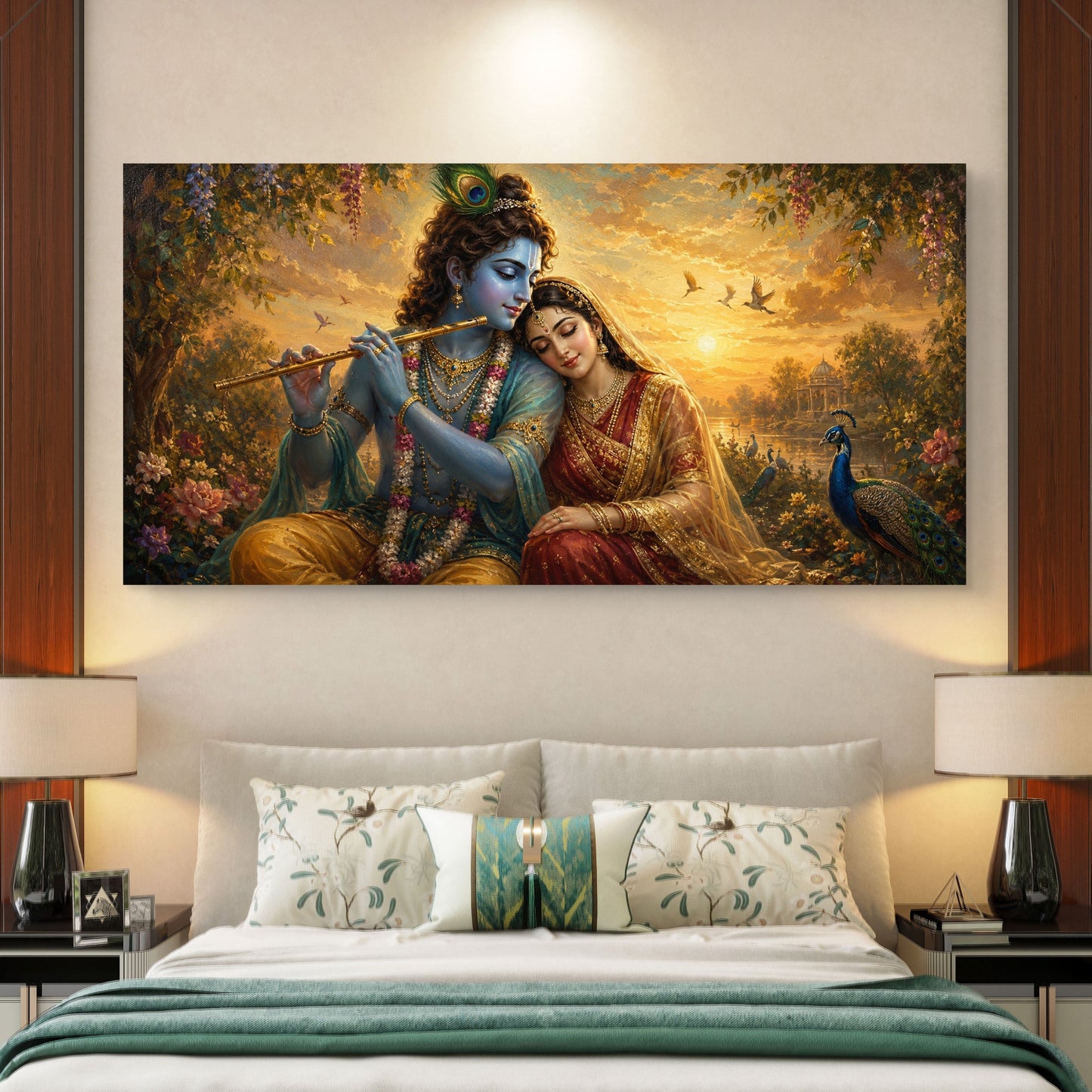 Radha Krishna Premium Canvas Painting - Buy Online | Decor By Neon