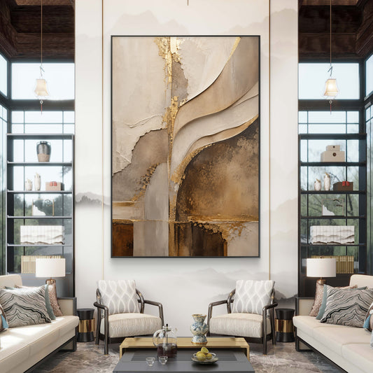 Luxury Neutral Premium Canvas Painting - Canvas Wall Art | Decor By Neon