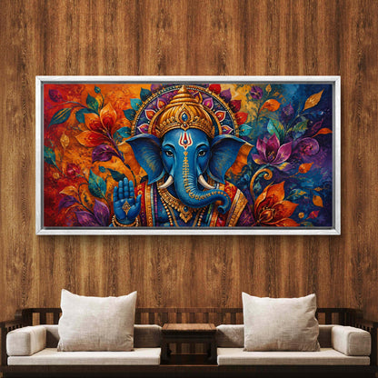 Lord Ganesha Premium Canvas Painting