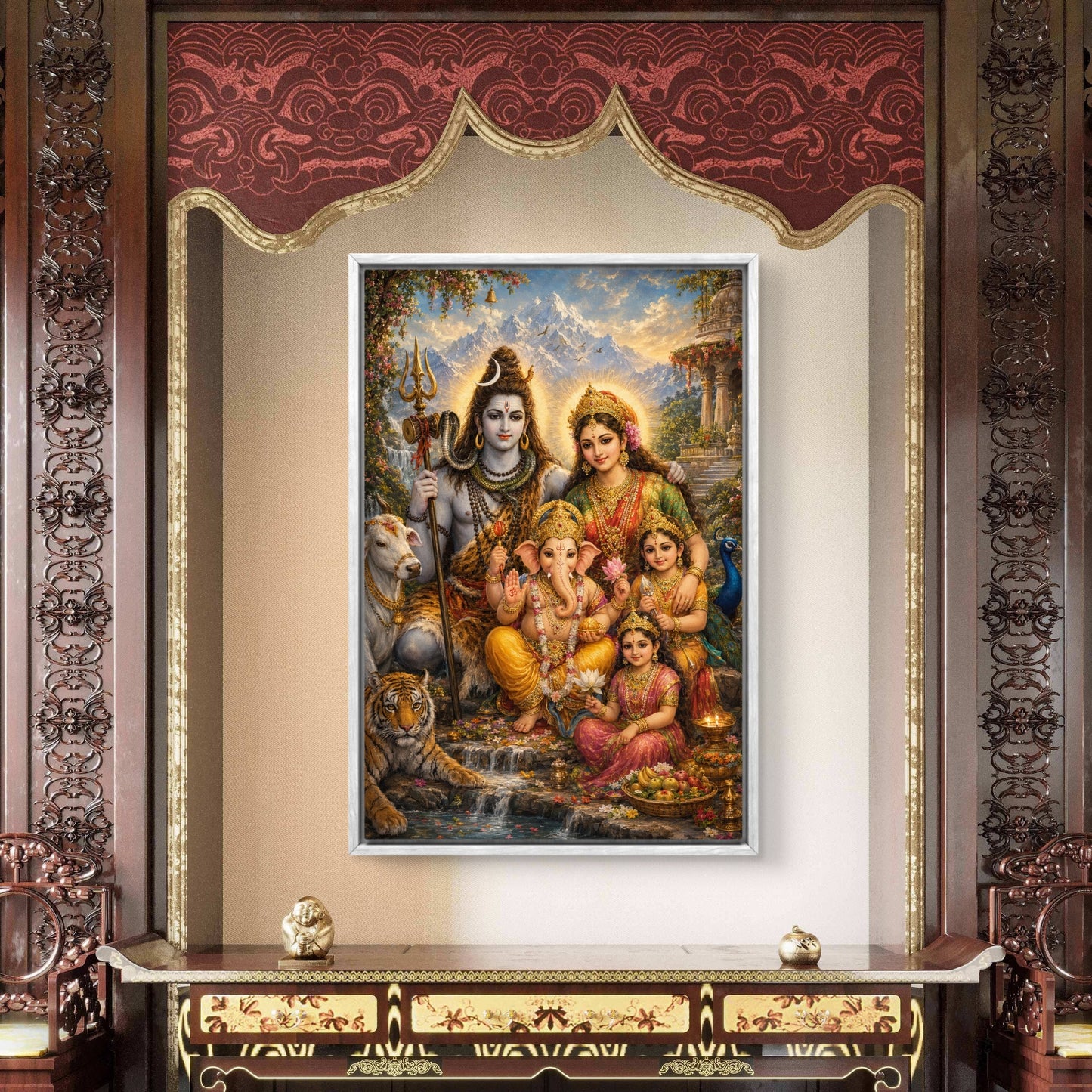 Lord Shiva Premium Canvas Painting - Buy Online | Decor By Neon