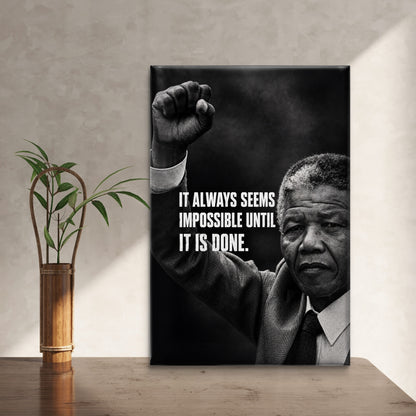 Nelson Mandela Premium Canvas Painting