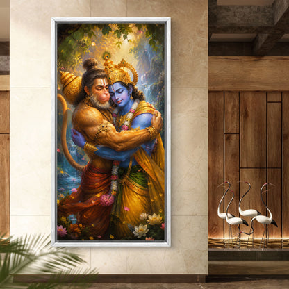 Lord Hanuman Premium Canvas Painting