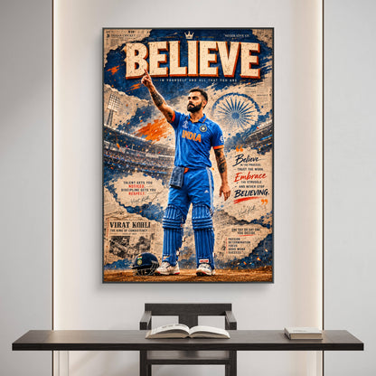 Virat Kohli  Premium Canvas Painting