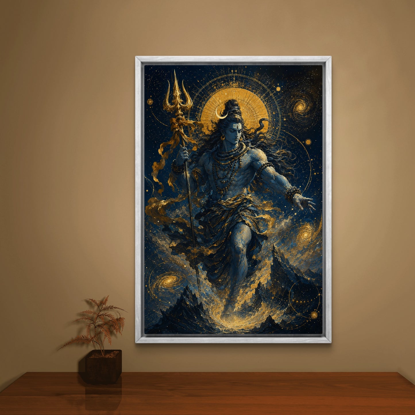 Lord Shiva Premium Canvas Painting - Buy Online | Decor By Neon