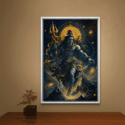 Lord Shiva Premium Canvas Painting
