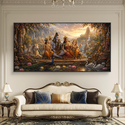 Lord Shiva Premium Canvas Painting