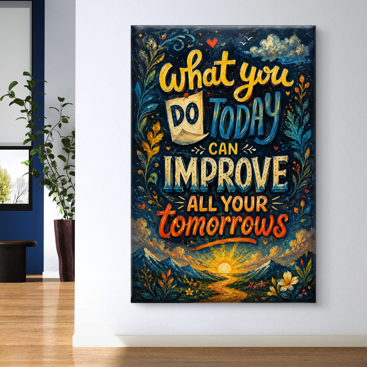 Motivational Premium Canvas Painting - Buy Online | Decor By Neon