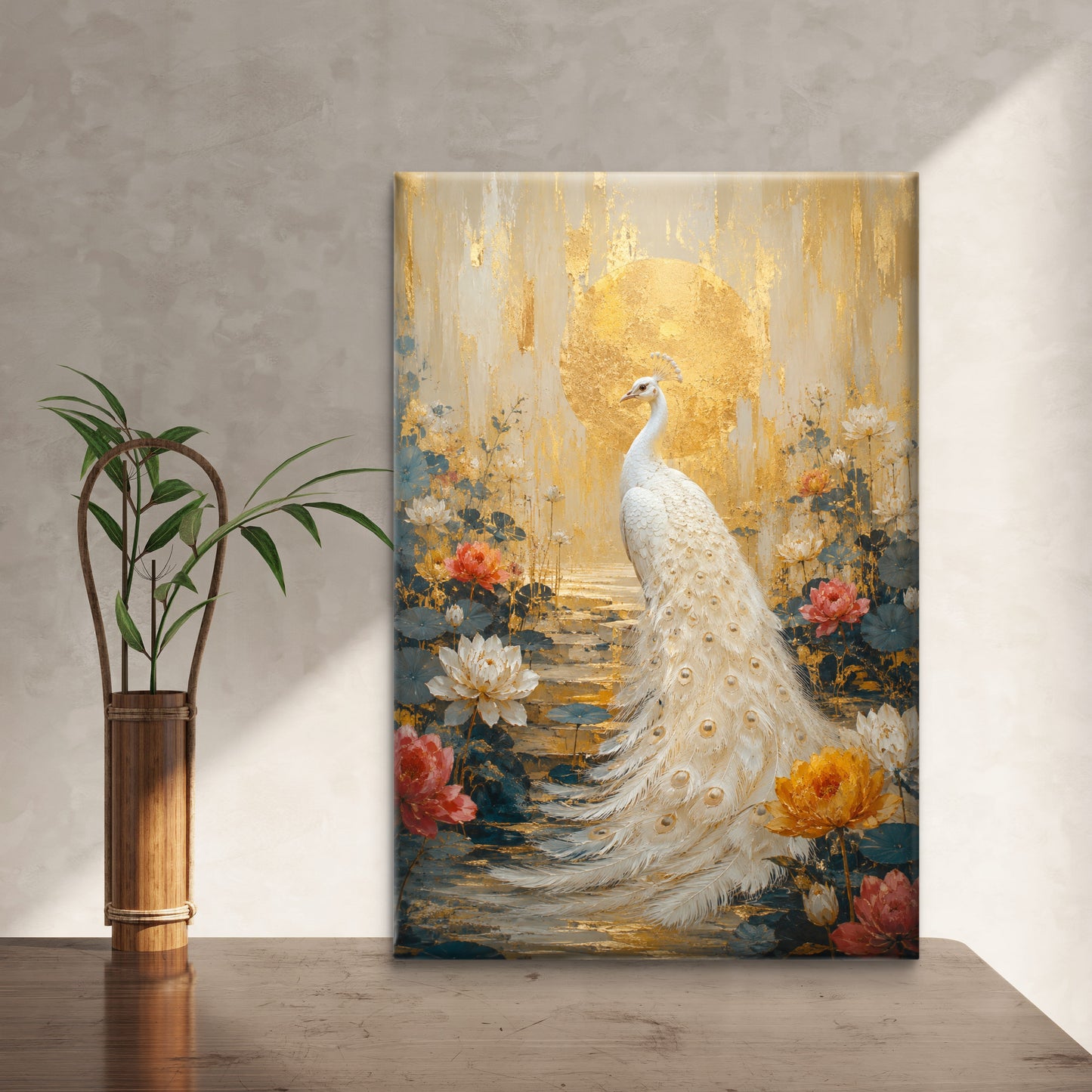Modern Interiors Portrait Premium Canvas Painting - Buy Online | Decor By Neon