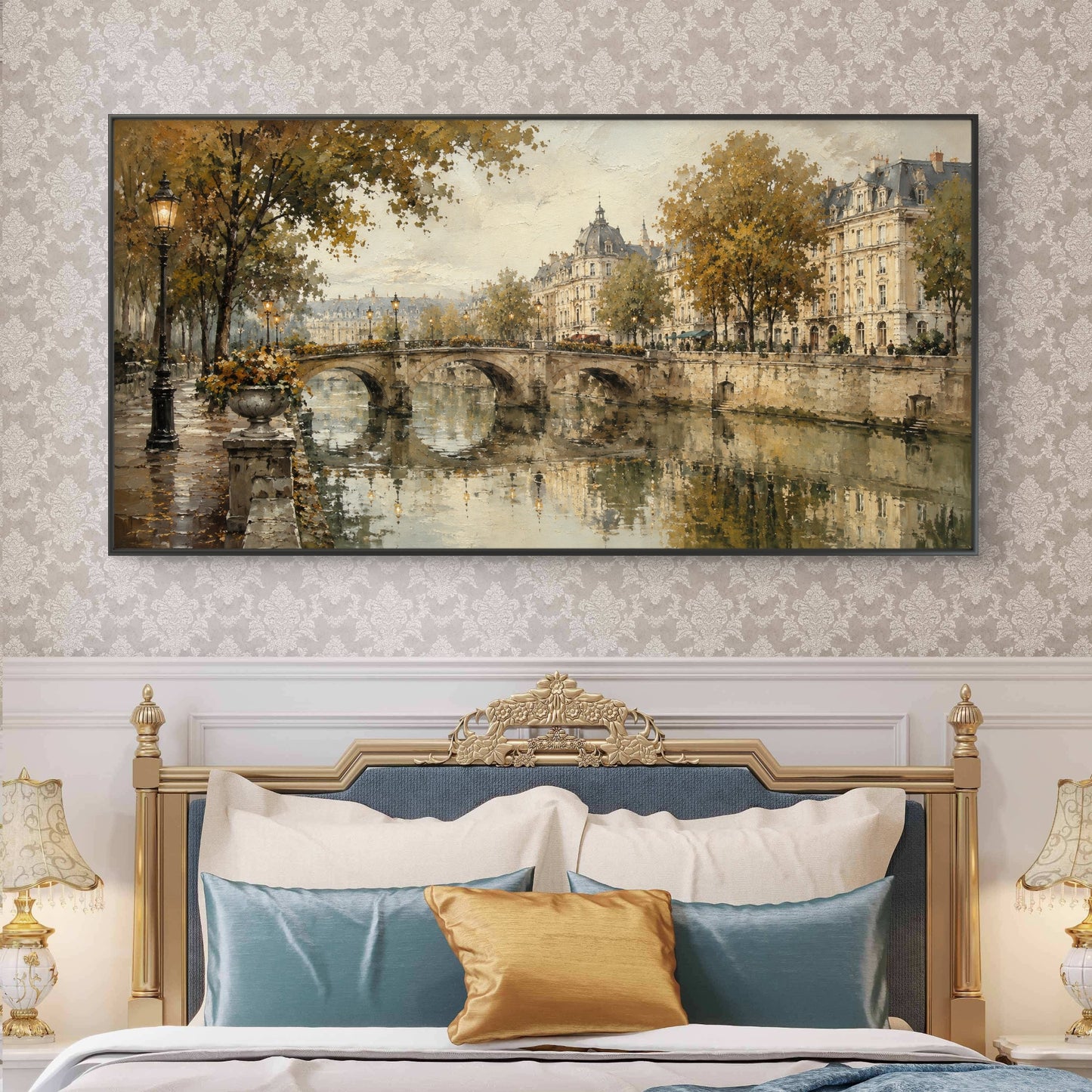 European Landscape Premium Canvas Painting - Buy Online | Decor By Neon