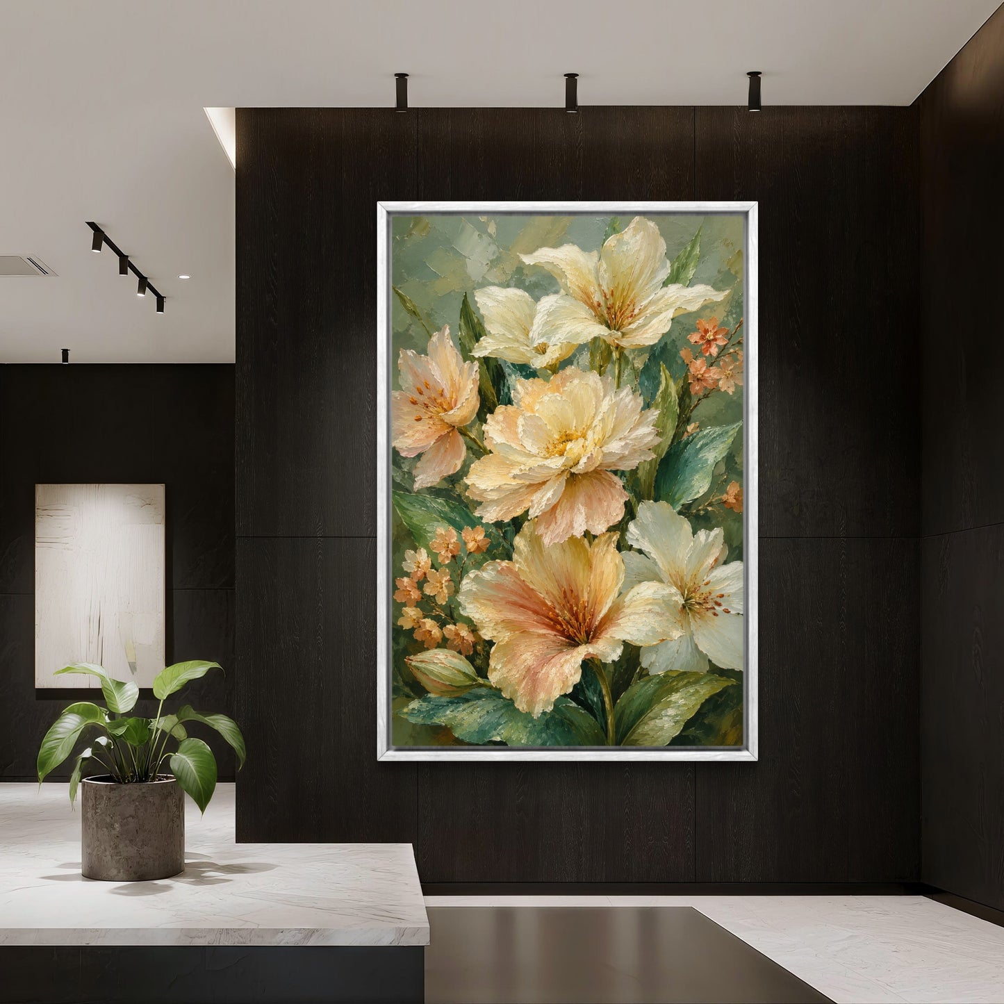 Botanical Luxury Premium Canvas Painting - Buy Online | Decor By Neon