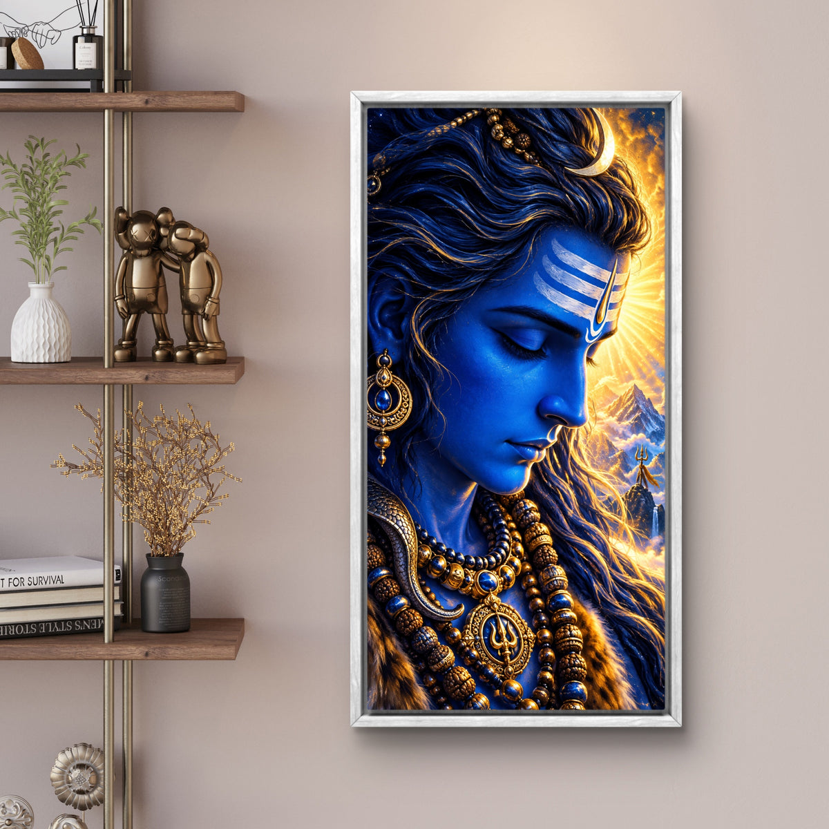 Lord Shiva Premium Canvas Painting - Buy Online | Decor By Neon