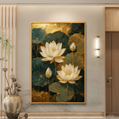 Botanical Luxury Premium Canvas Painting