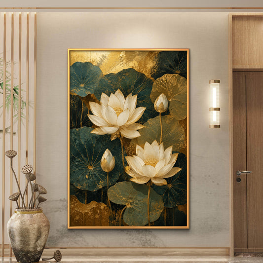 Botanical Luxury Premium Canvas Painting - Premium Wall Art | Decor By Neon