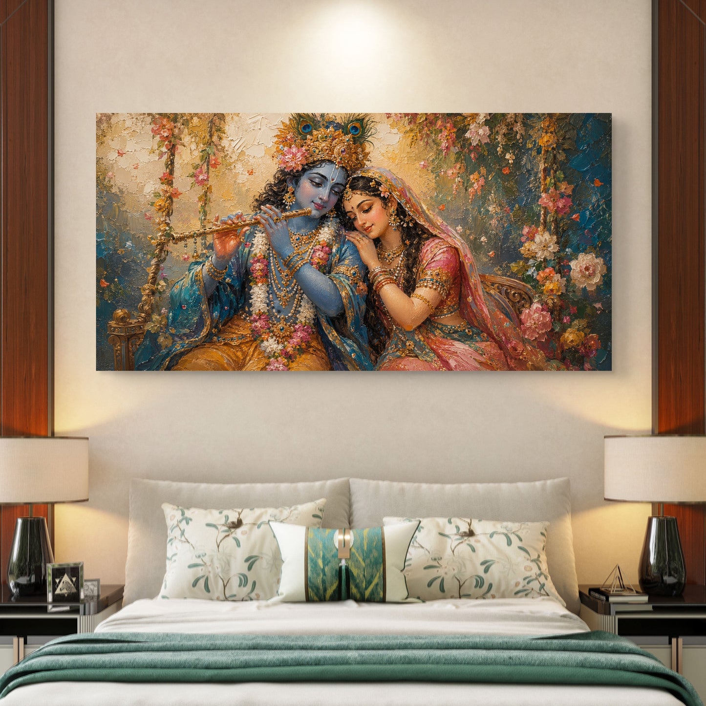 Radha Krishna Premium Canvas Painting - Buy Online | Decor By Neon