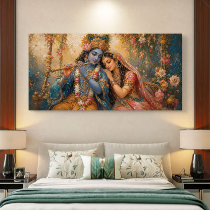 Radha Krishna Premium Canvas Painting