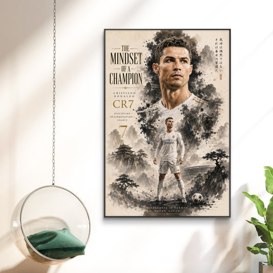 Cristiano Ronaldo Premium Canvas Painting - Canvas Wall Art | Decor By Neon