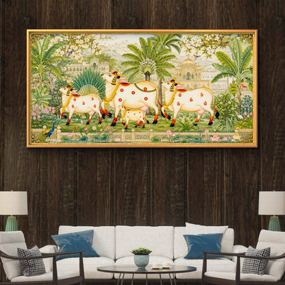Traditional Pichwai Shrinathji Premium Canvas Painting
