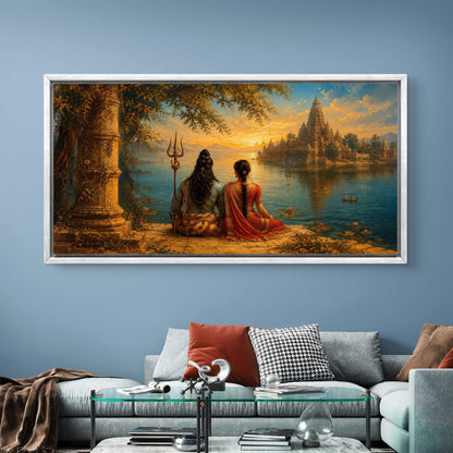 Lord Shiva Premium Canvas Painting