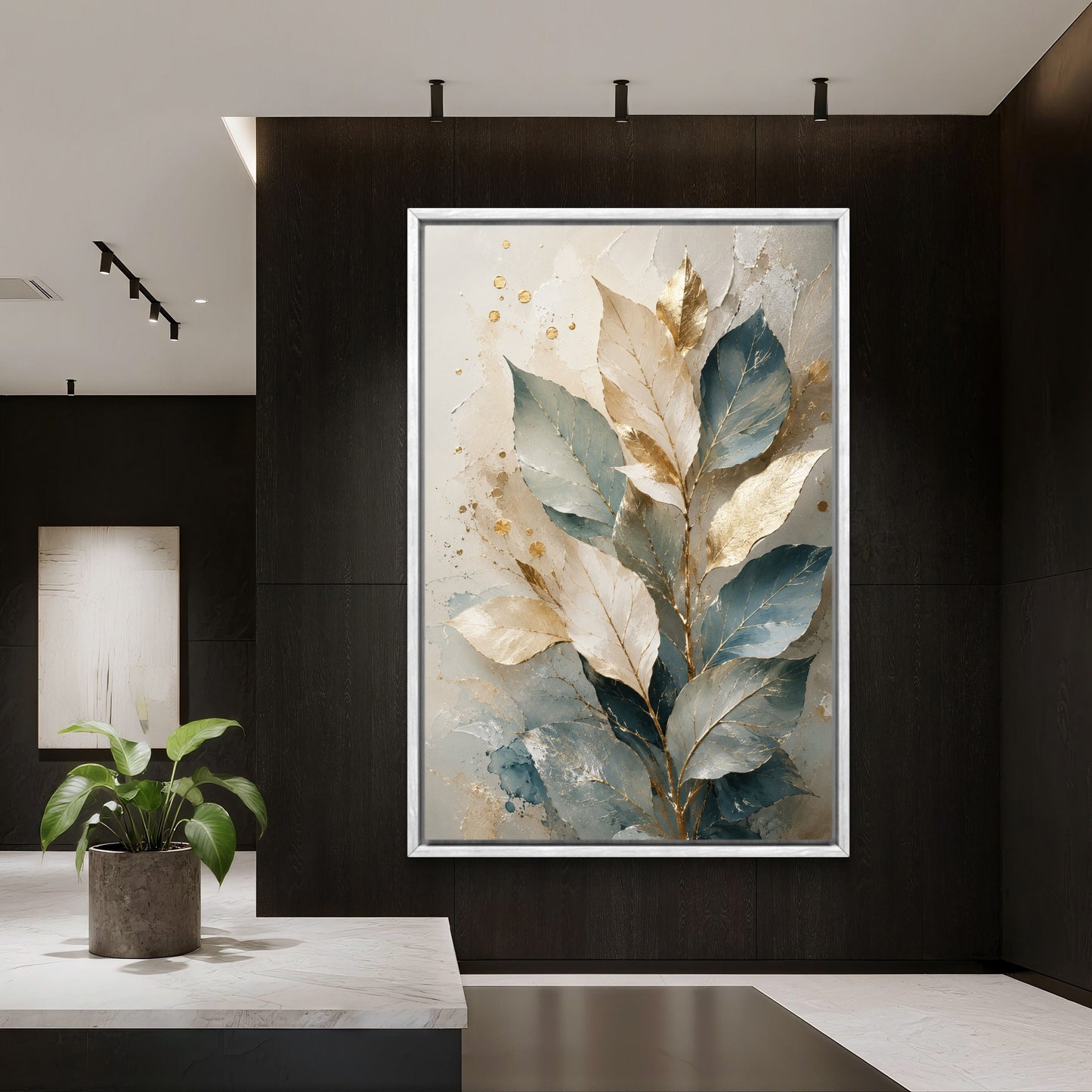 Botanical Luxury Premium Canvas Painting - Buy Online | Decor By Neon