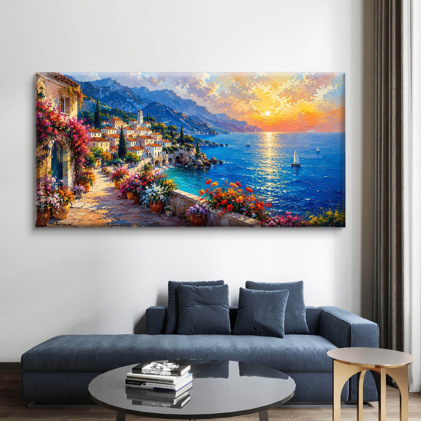 European Landscape Premium Canvas Painting - Buy Online | Decor By Neon
