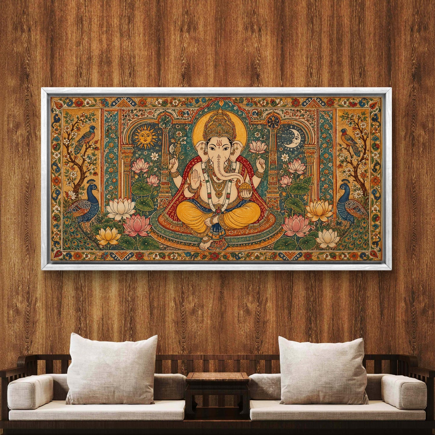 Lord Ganesha Premium Canvas Painting - Buy Online | Decor By Neon