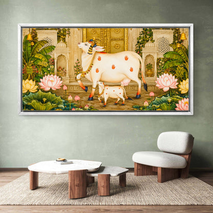 Traditional Pichwai Shrinathji Premium Canvas Painting