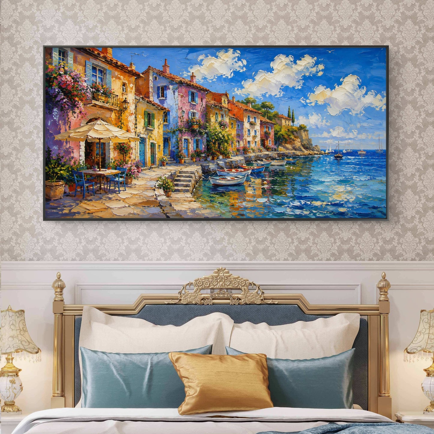 European Landscape Premium Canvas Painting - Buy Online | Decor By Neon