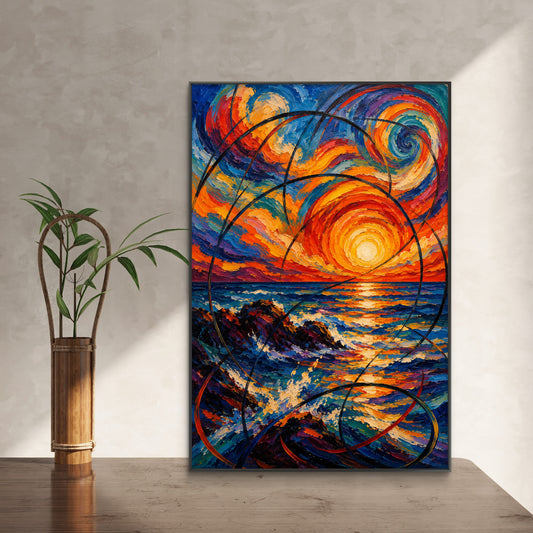 Abstract Art Premium Canvas Painting - Canvas Wall Art | Decor By Neon