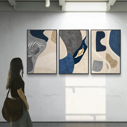 Set of 3 Abstract Art Premium Canvas Painting