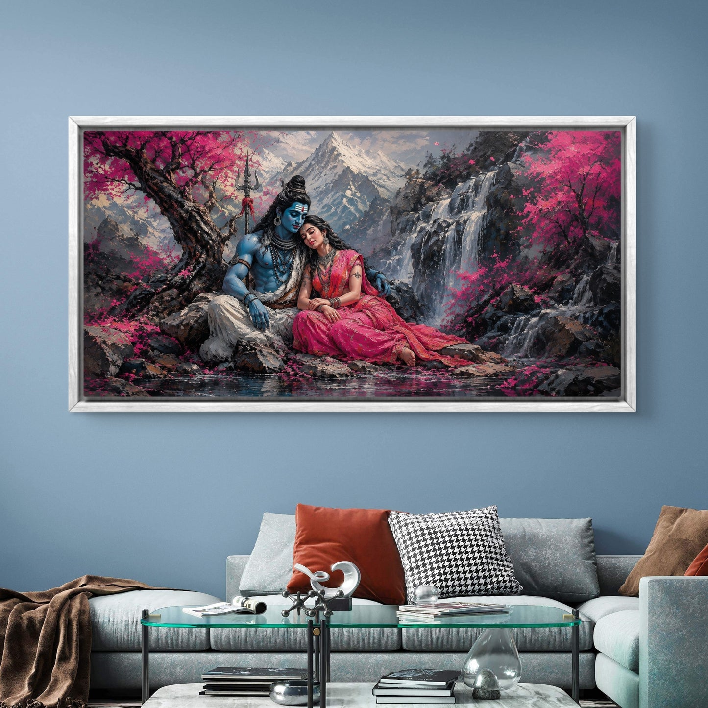 Lord Shiva Premium Canvas Painting - Buy Online | Decor By Neon