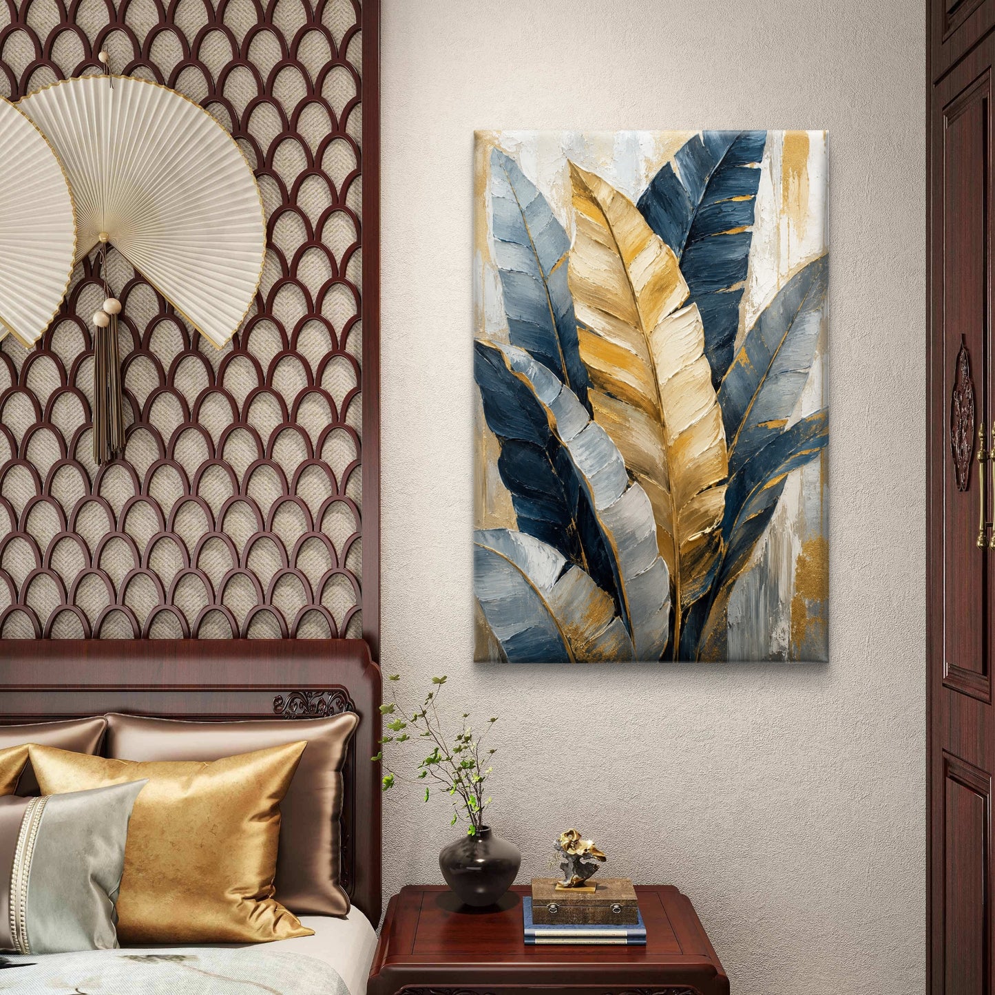 Botanical Luxury Premium Canvas Painting - Buy Online | Decor By Neon