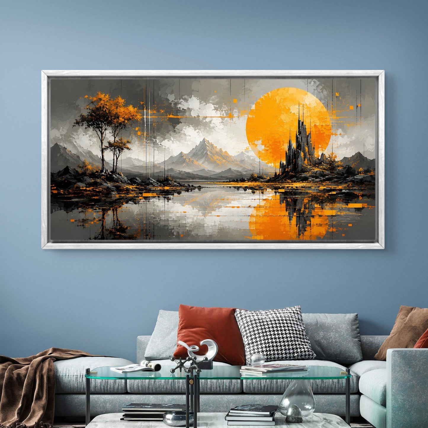 Abstract Art Premium Canvas Painting - Buy Online | Decor By Neon