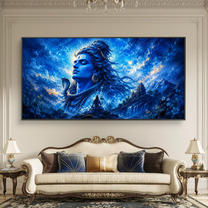 Lord Shiva Premium Canvas Painting