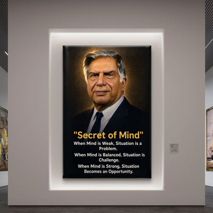 Ratan Tata Premium Canvas Painting