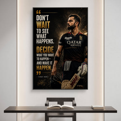 Virat Kohli  Premium Canvas Painting