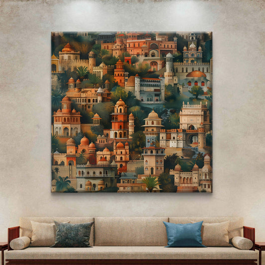 Royal Kingdomscape Premium Canvas Wall Painting