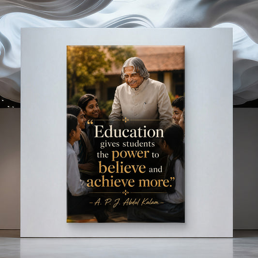 APJ Abdul Kalam Premium Canvas Painting - Premium Wall Art | Decor By Neon
