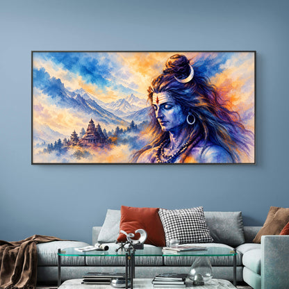 Lord Shiva Premium Canvas Painting