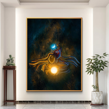 Lord Shiva Premium Canvas Painting