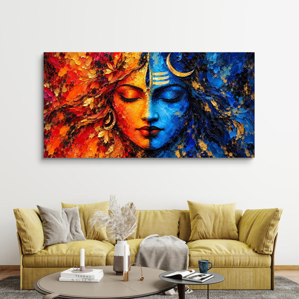 Lord Shiva Premium Canvas Painting - Buy Online | Decor By Neon