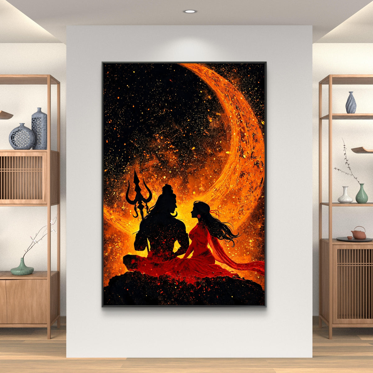 Lord Shiva Premium Canvas Painting - Buy Online | Decor By Neon