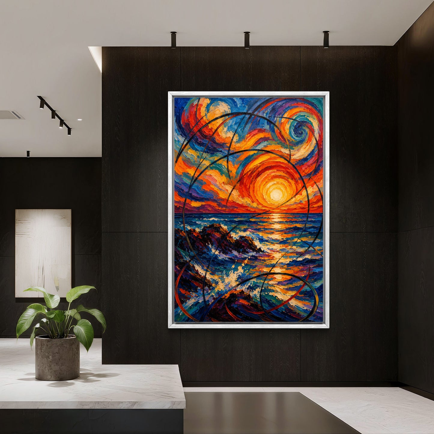 Abstract Art Premium Canvas Painting - Buy Online | Decor By Neon