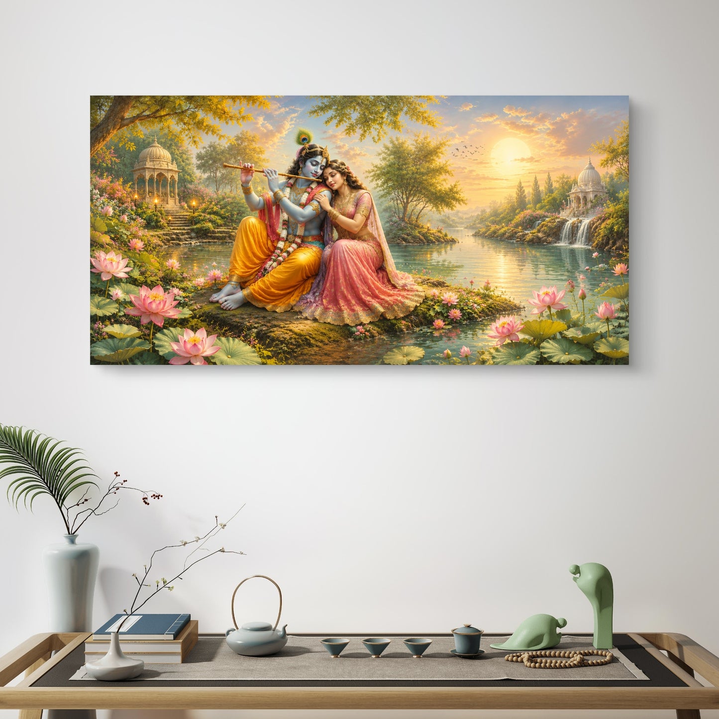Radha Krishna Premium Canvas Painting - Buy Online | Decor By Neon
